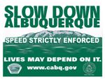 Slow Down Albuquerque Image