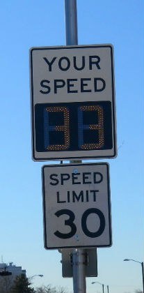 Speed Radar Sign Image