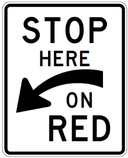 Stop Here on Red