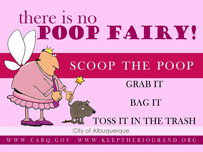 Campaign image for 'There is no Poop Fairy.'