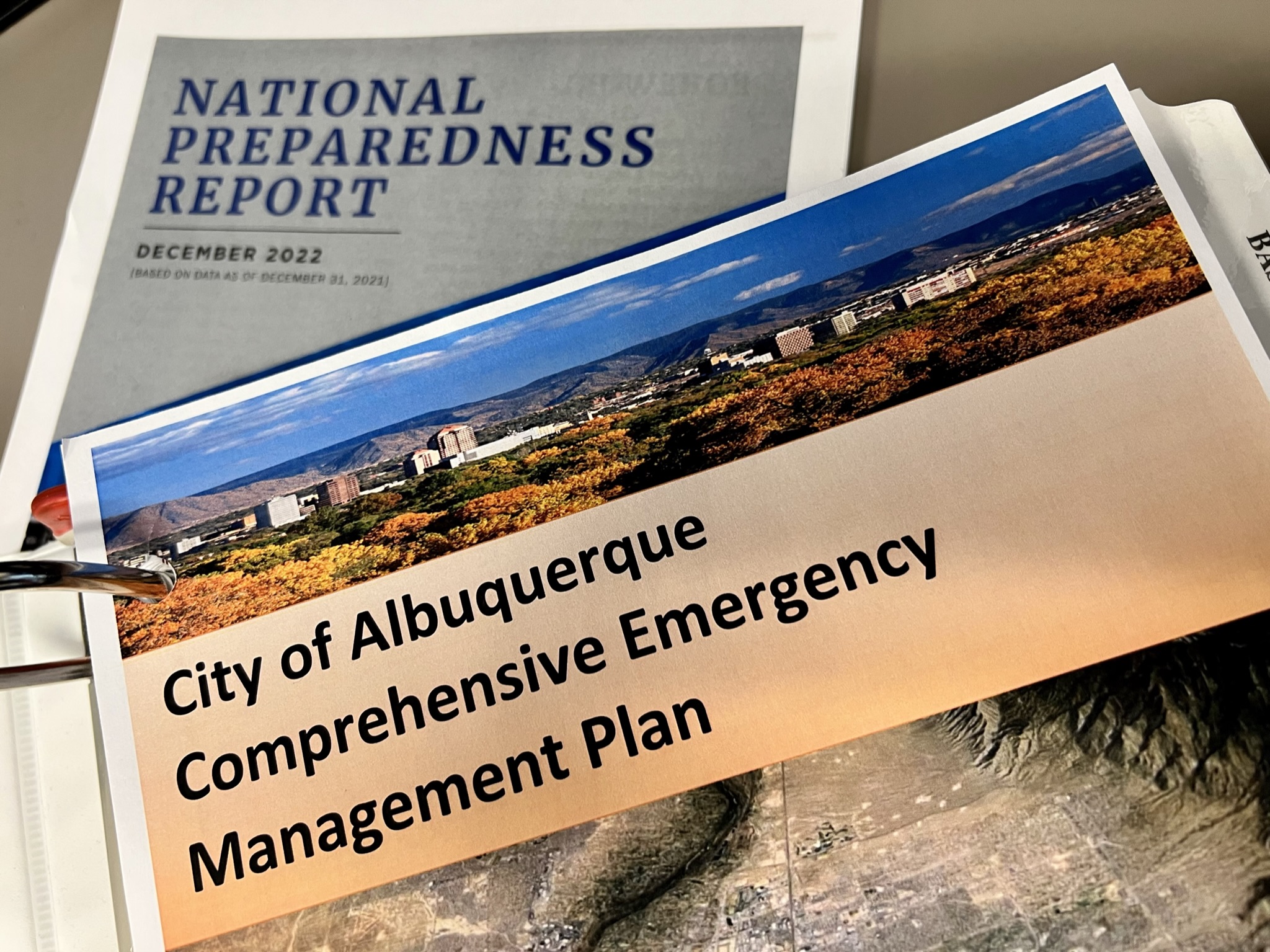 Comprehensive Emergency Management Plan cover sheet
