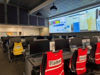 Interior of the Emergency Operations Center