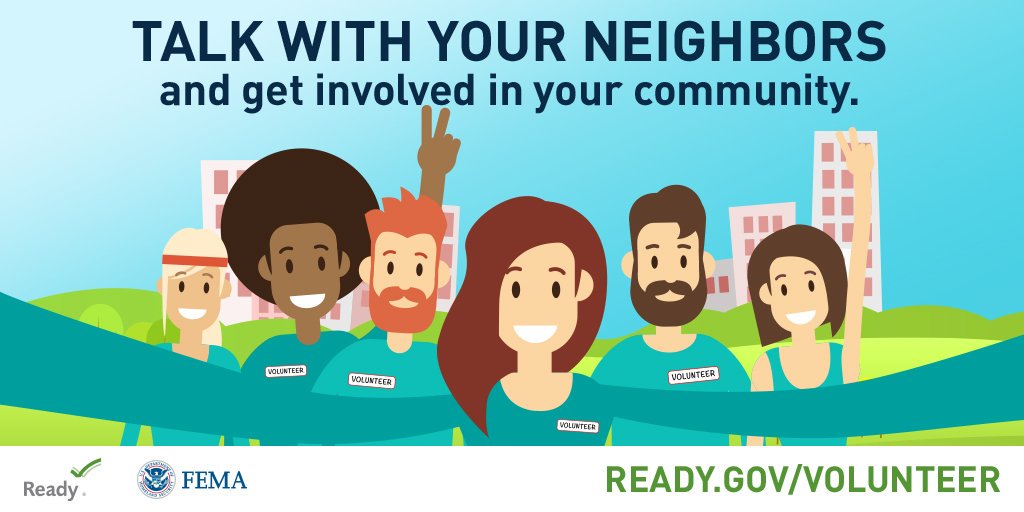 Talk with Your Neighbors and Get Involved in your Community