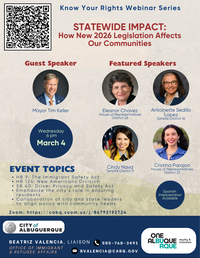 How New 2026 Legislation Affects Our Communities