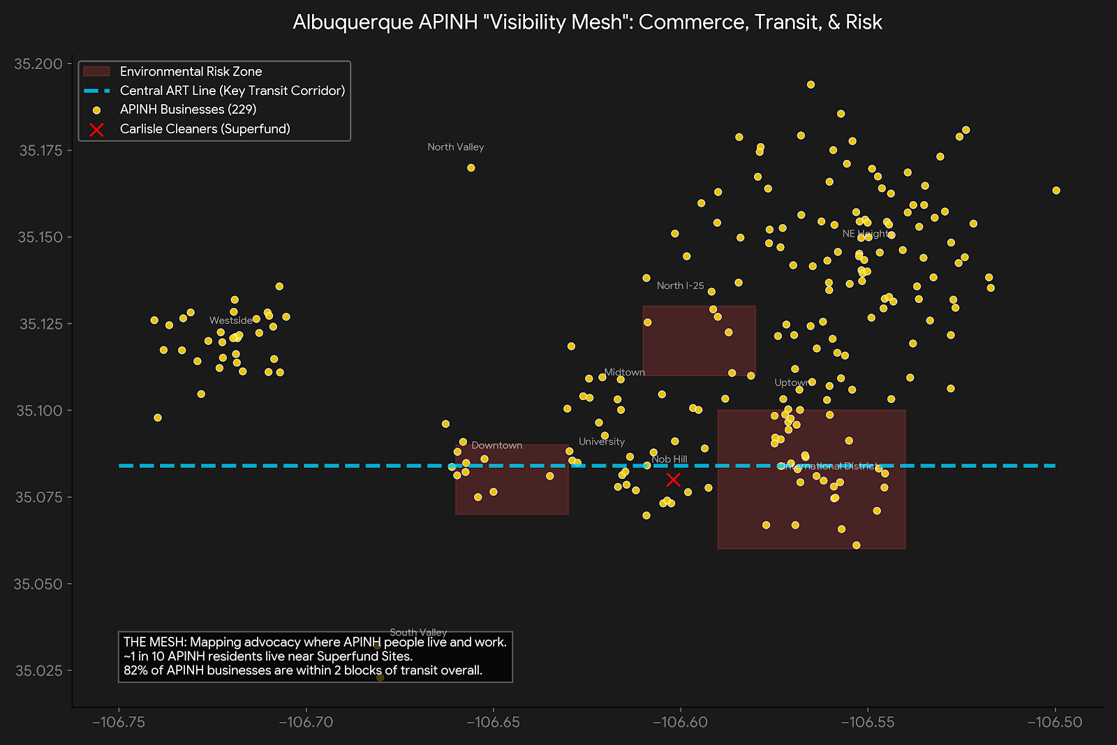 Albuquerque APINH Visibility Mesh