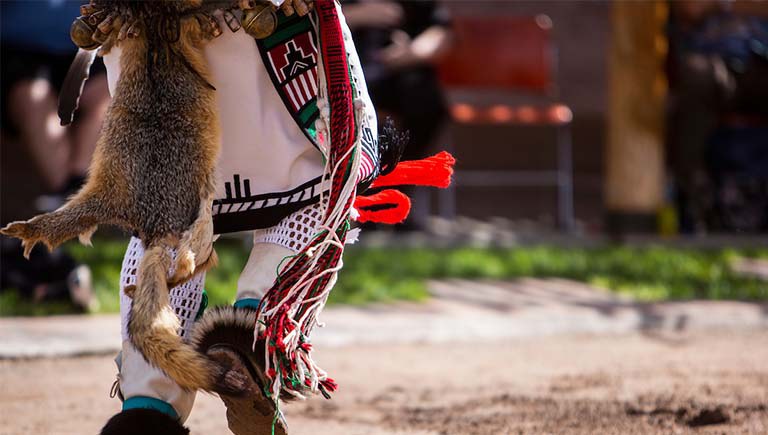 Native American dancing