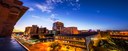 Albuquerque at night Tile