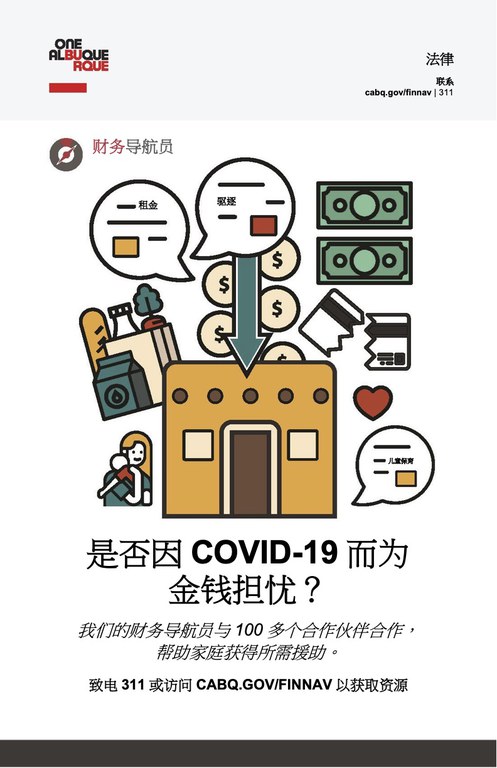 Financial Navigator poster in Mandarin