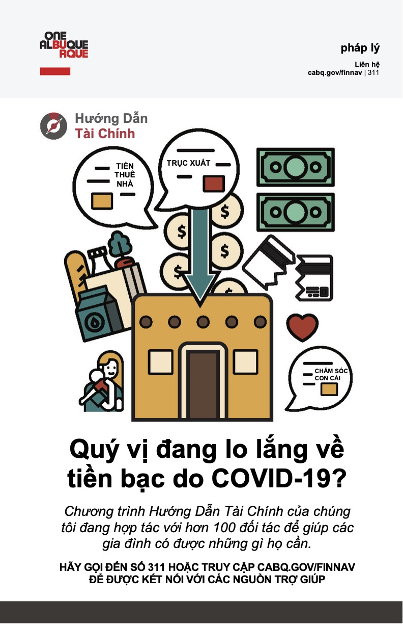 Financial Navigators poster in Vietnamese