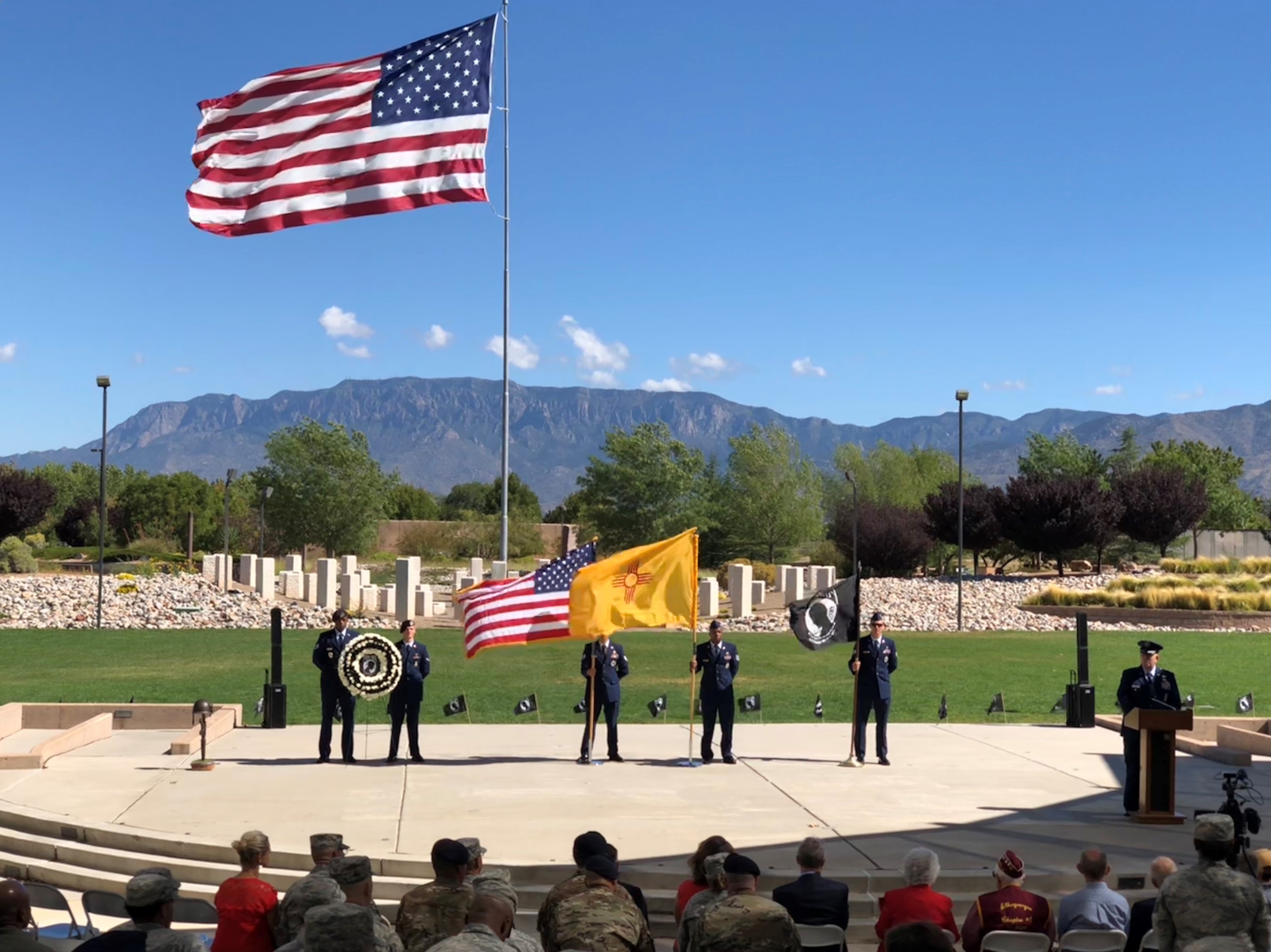 POW MIA Ceremony 2018 at New Mexican Veterans' Memorial