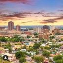 Albuquerque Downtown Skyline at Dusk