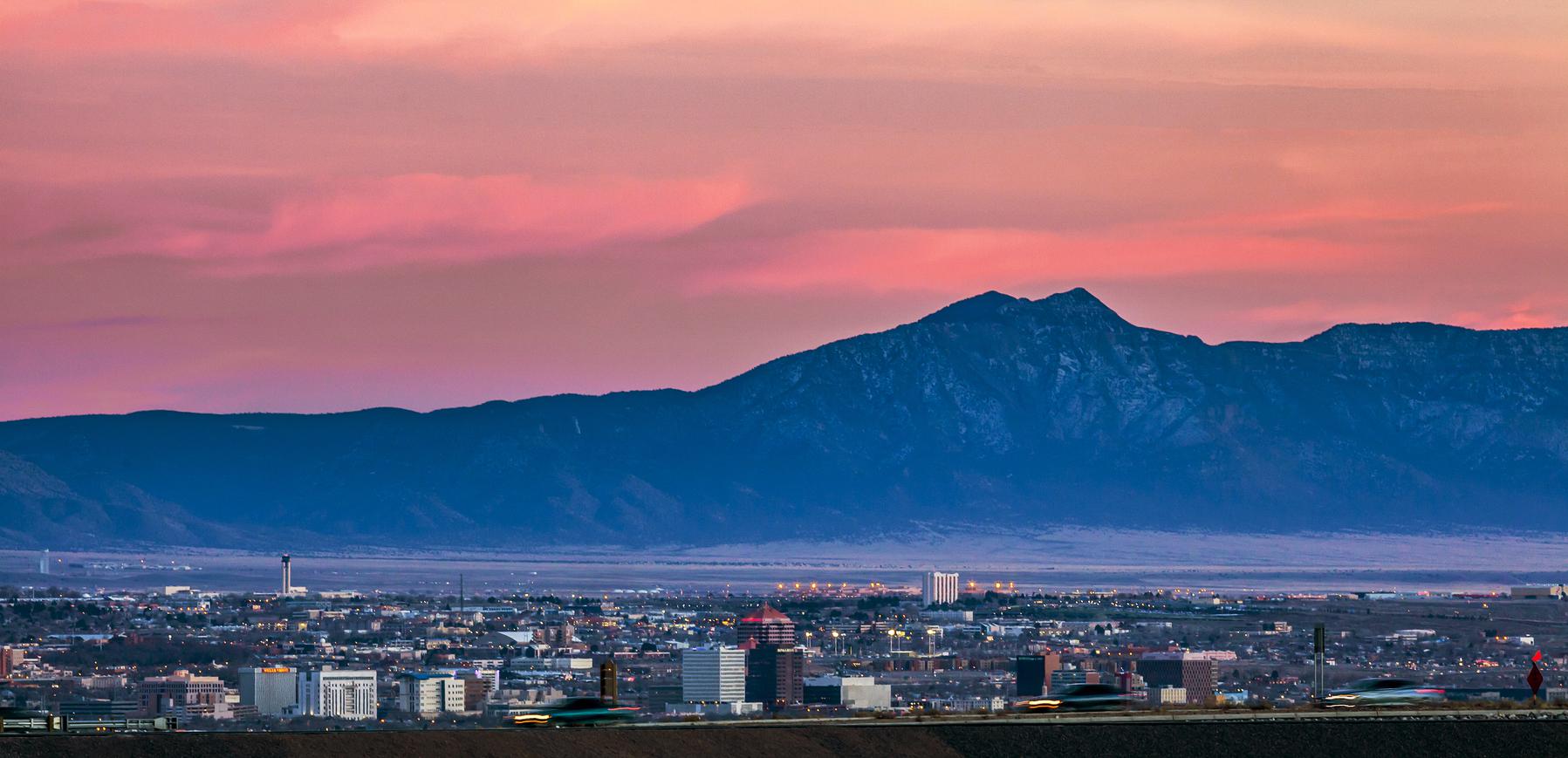 Twilight skyline