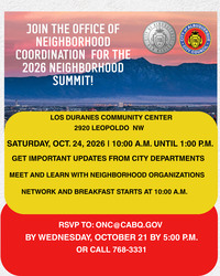 Neighborhood Summit