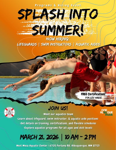 Splash Into Summer Hiring Event