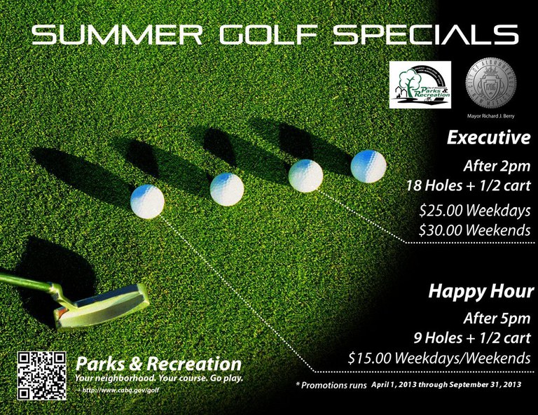 Flyer 2013 Summer Golf Specials