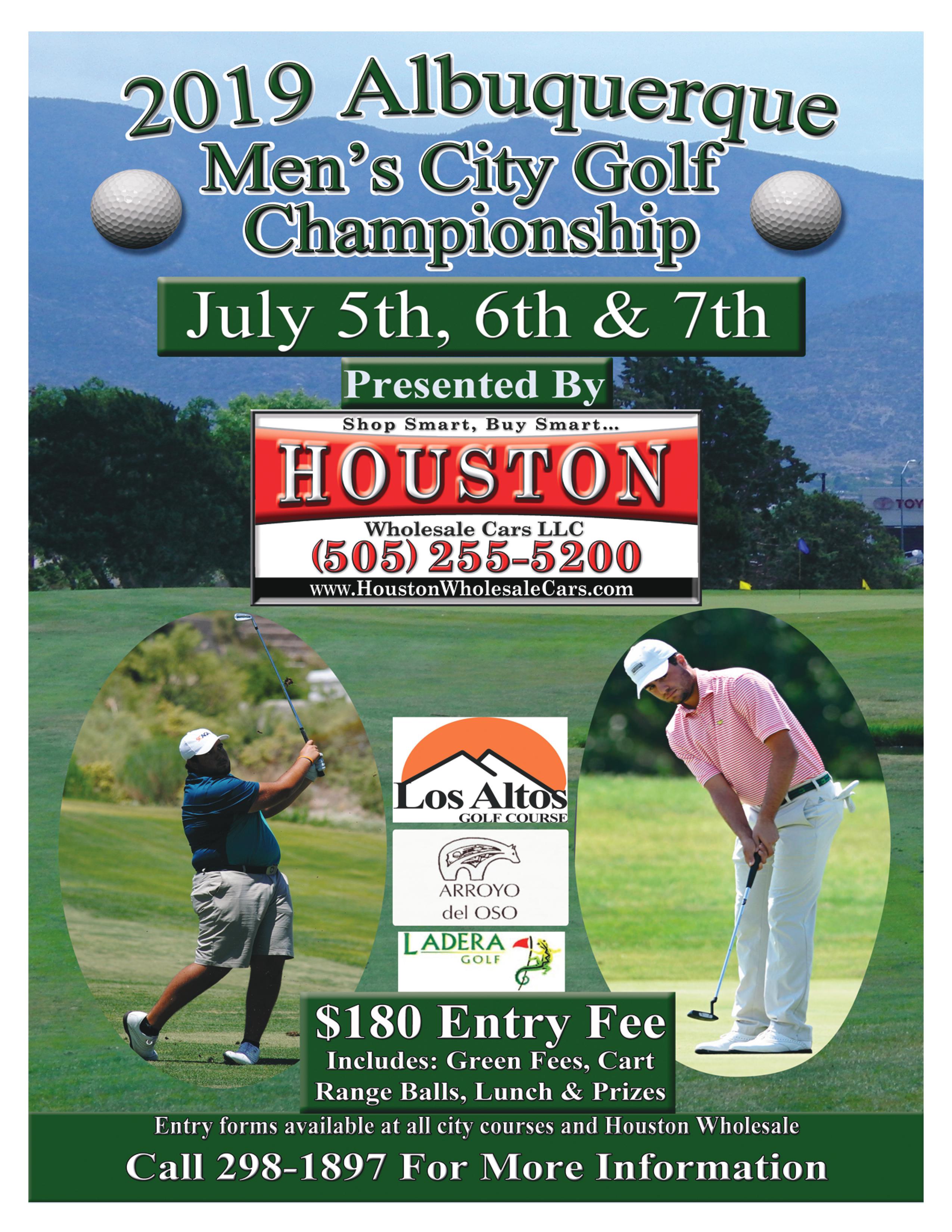 2019 Men's City Golf Championships Flyer