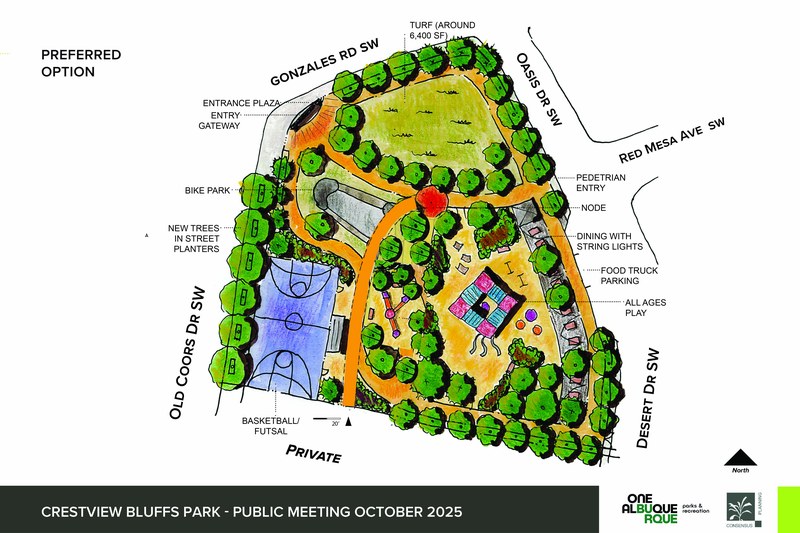 Crestview Park Preferred Option