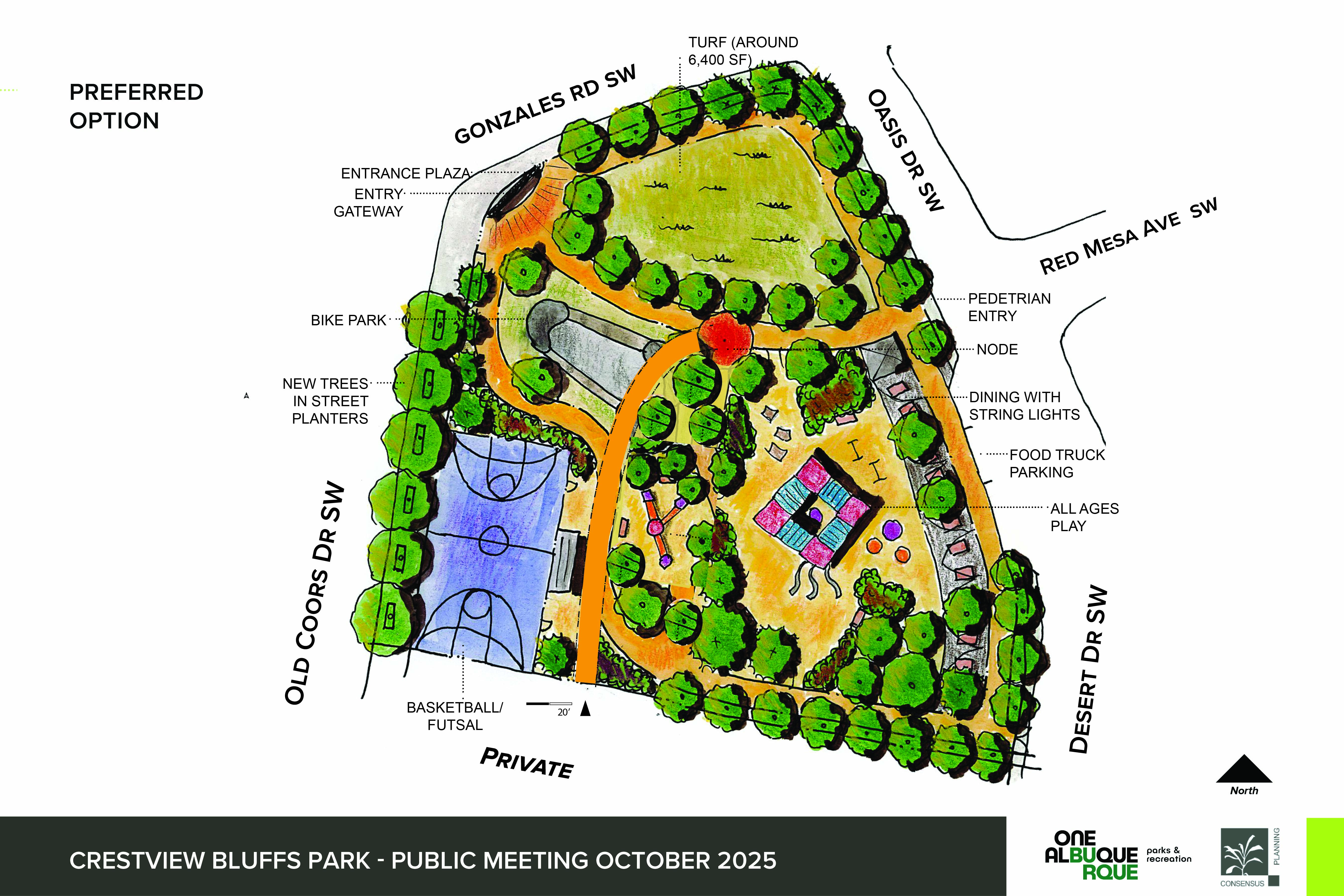 Crestview Park Preferred Option