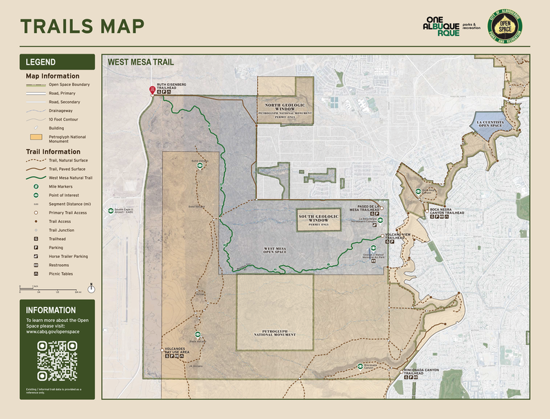 Ruth Eisenberg Trailhead Map