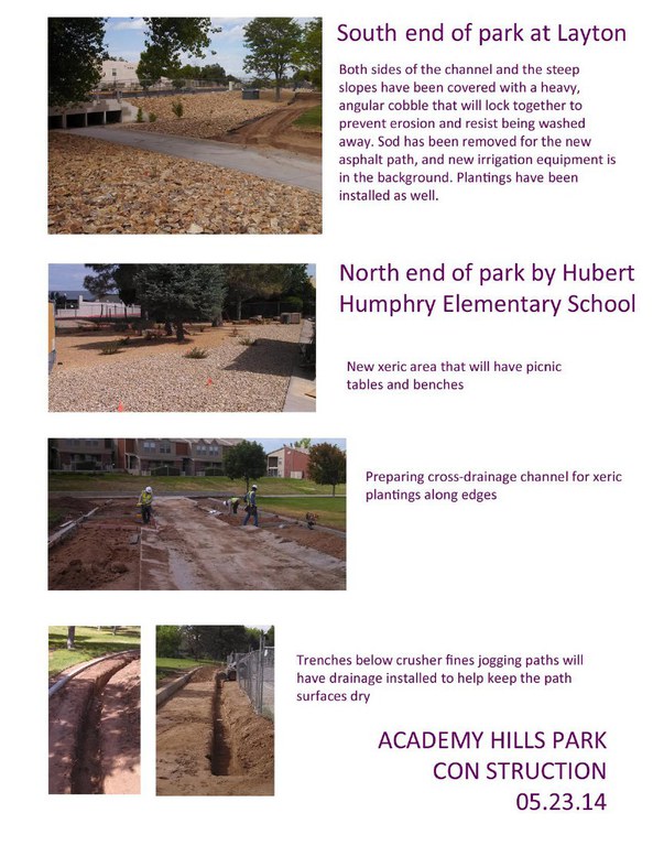 Academy Hills Construction Photo Sheet