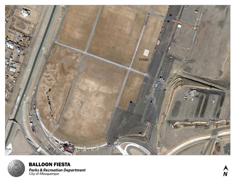 Map Balloon Fiesta Park Jumper Map 8/2012