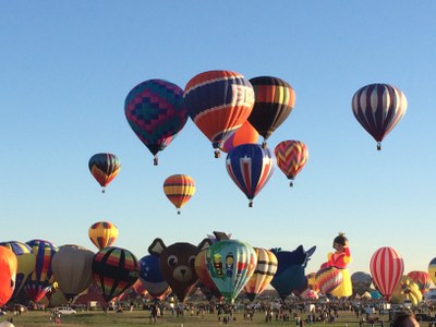 caption:An image of the Balloon Fiesta