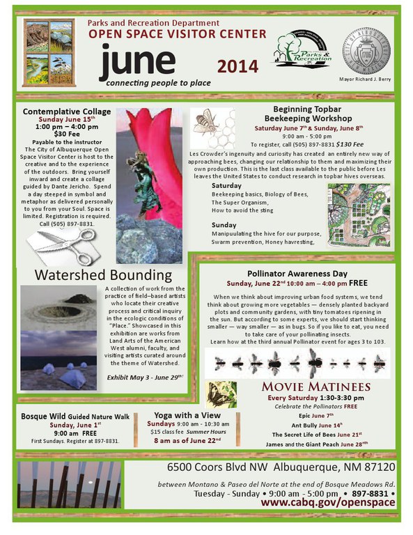Flyer June 2014 OSVC Calendar of Events