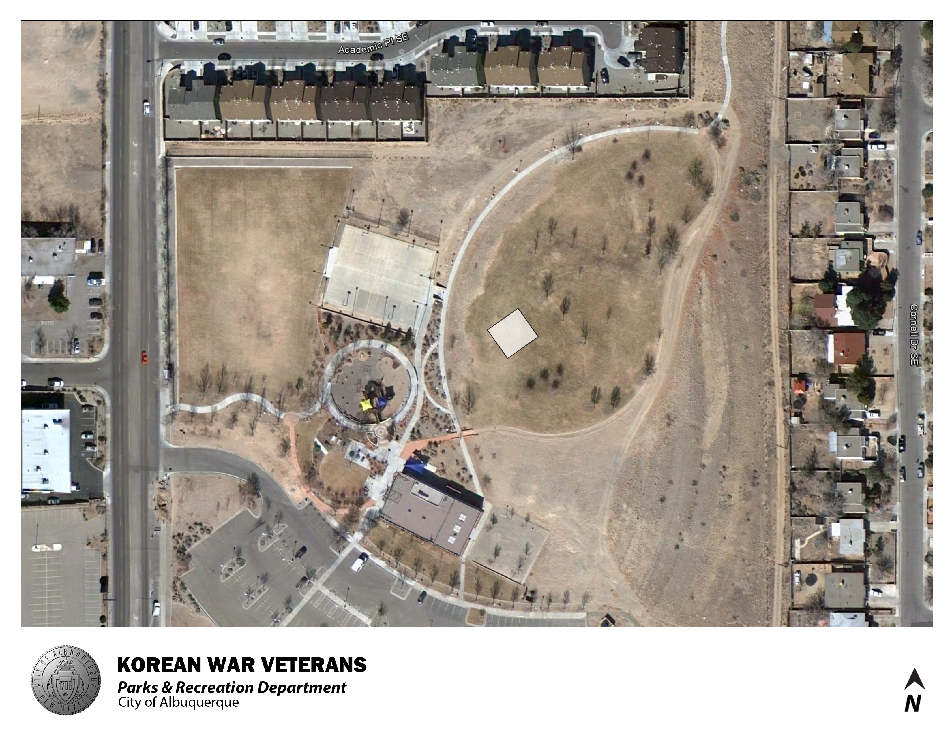 Korean War Veterans Park Jumper Map (August 2012)