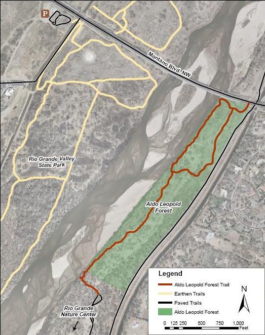 Aldo Leopold Forest Map