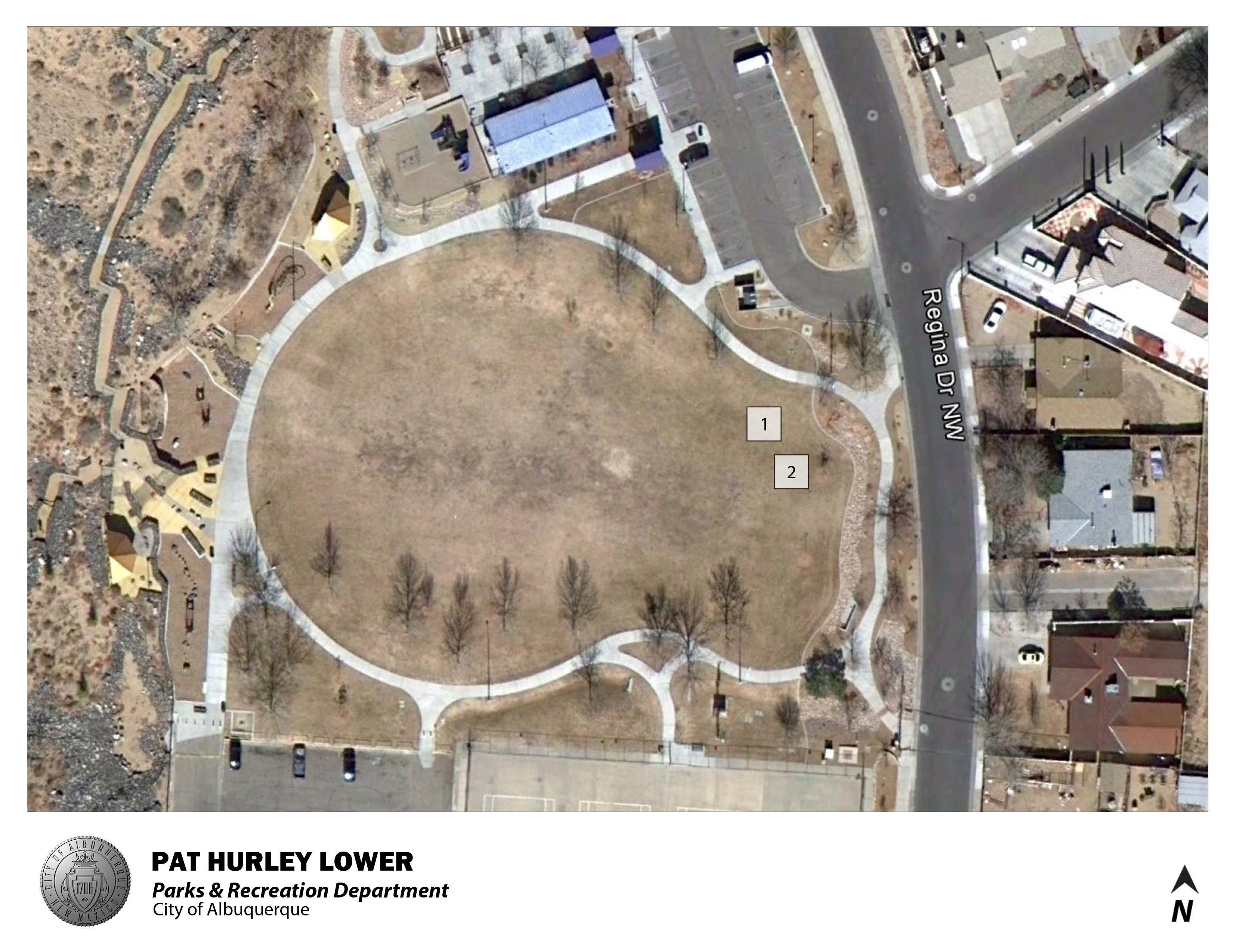 Map Pat Hurley Lower Park Jumper Map (August 2012)