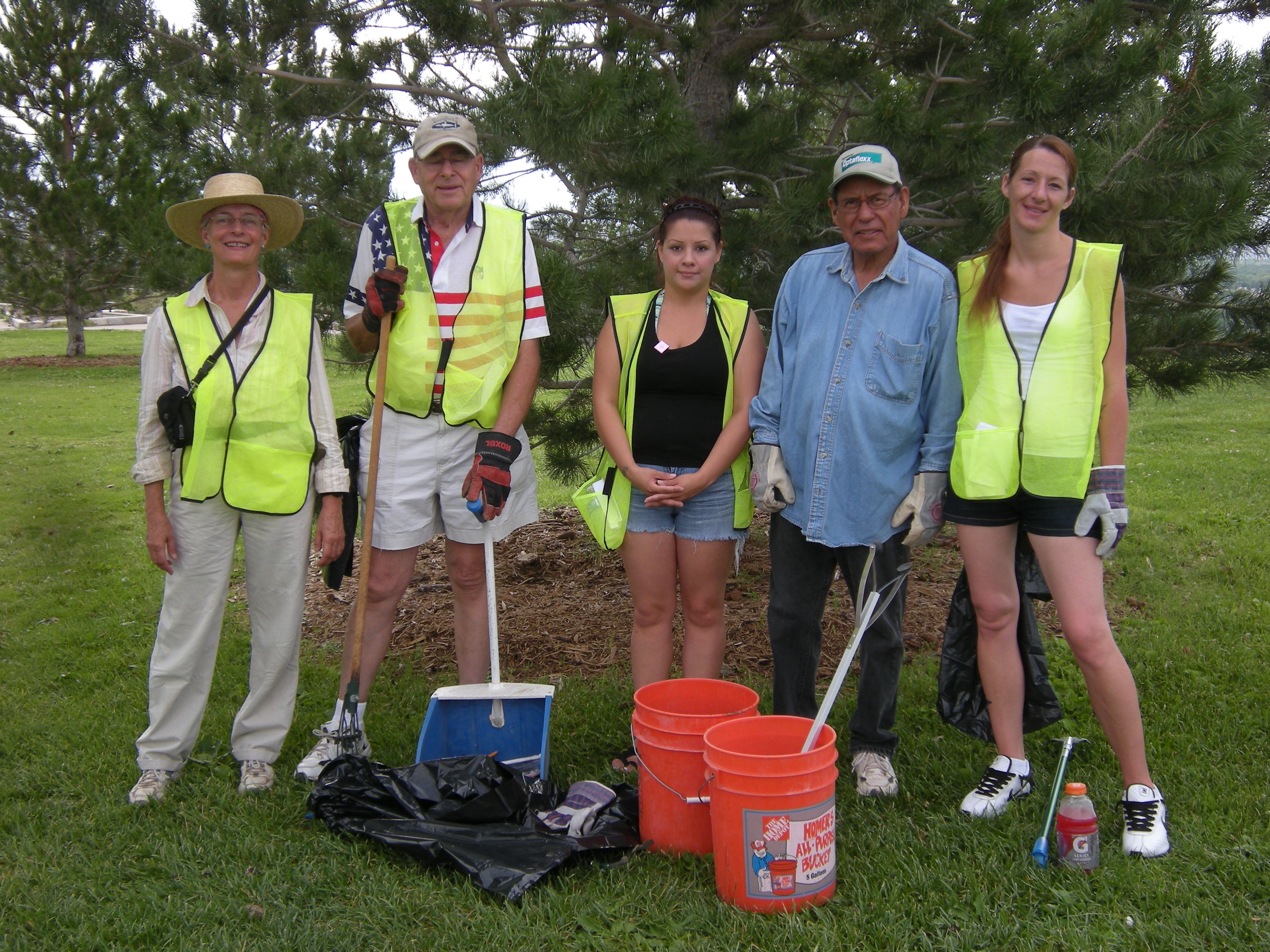Pat Hurley and Lavaland Park Volunteers