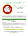 ABQ City Women's Golf Championships Save the Date