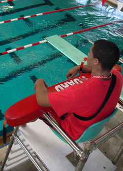 A Junior Lifeguard program is available for swimmers between the ages of 11 to 15