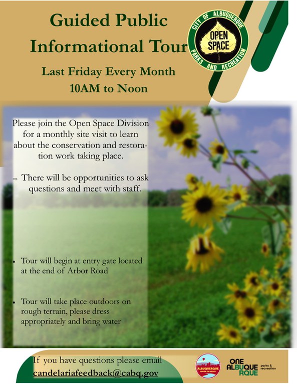 Flyer CNP monthly guided tours