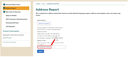 IDO finding adress report with IDO number