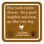 Clean Up After Your Dog Sign.