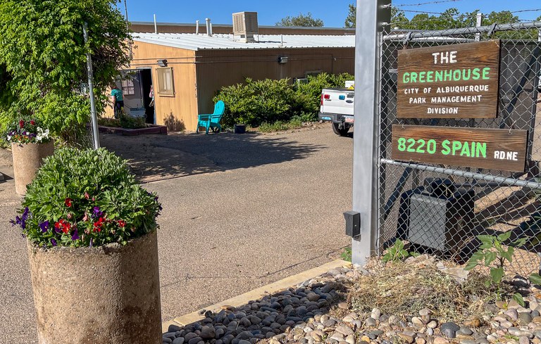 Greenhouse Entrance