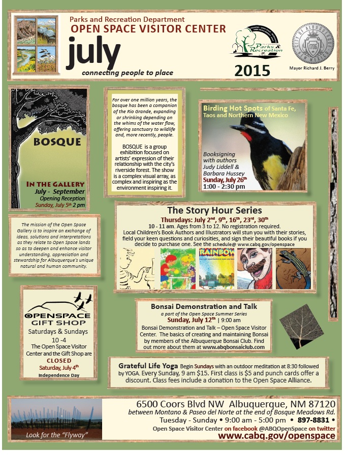 Flyer OSVC July 2015 Calendar