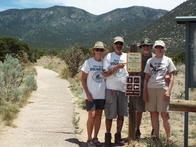 The Shackley's, who are Trail Watch Volunteers Adopt a new Trail.