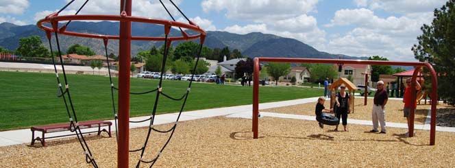 Park Playground with Kids