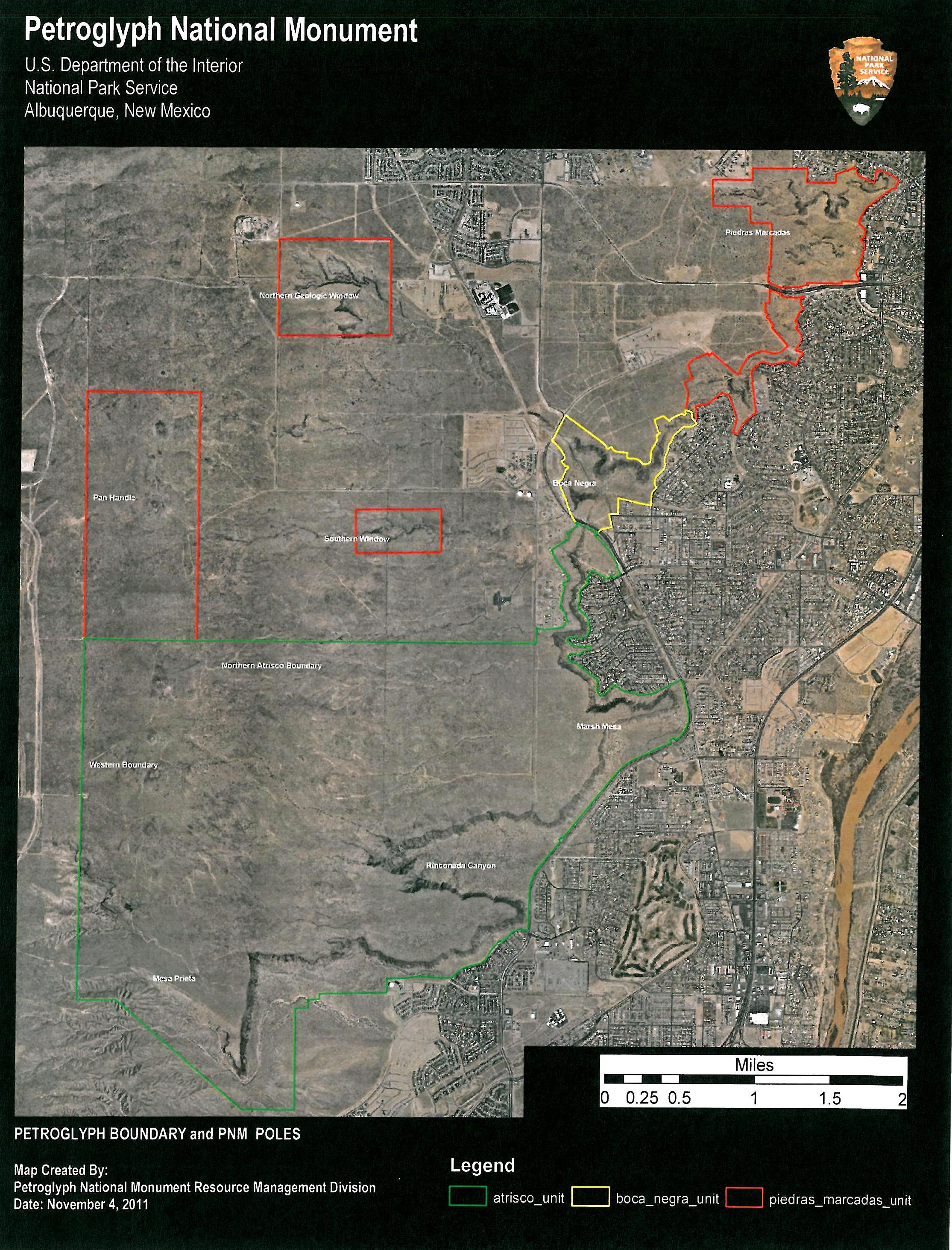 Open Space Managed Areas of the Petroglyph National Monument