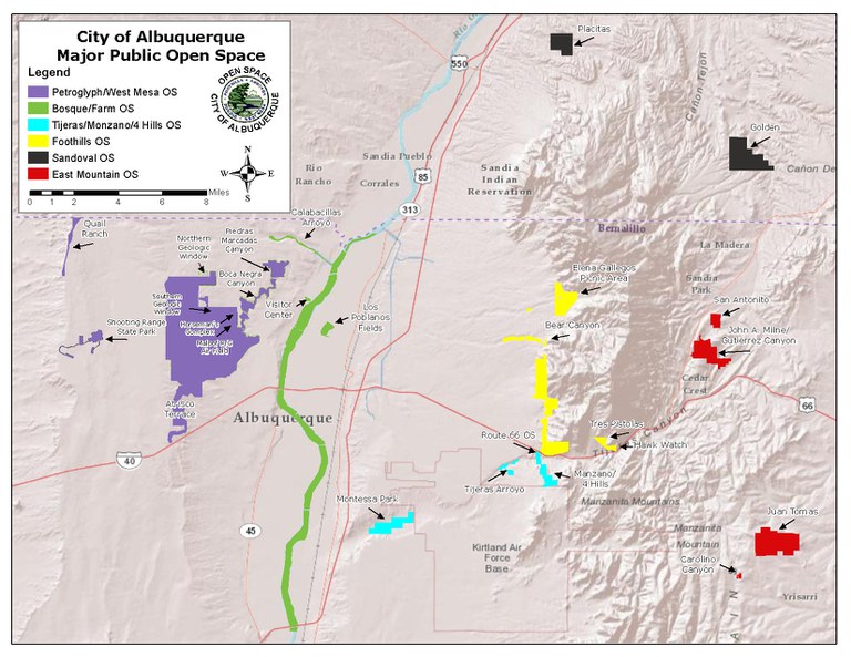 Open Space Division Overview Map