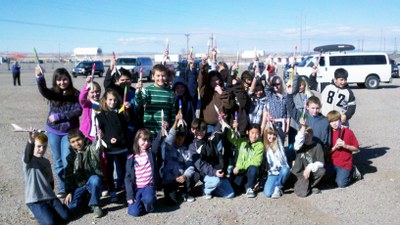 Youth Building Rockets