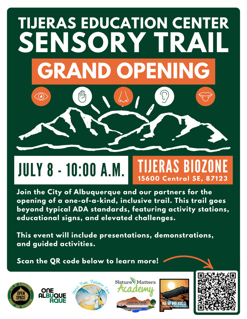 Tijeras Education Center Sensory Trail Grand Opening