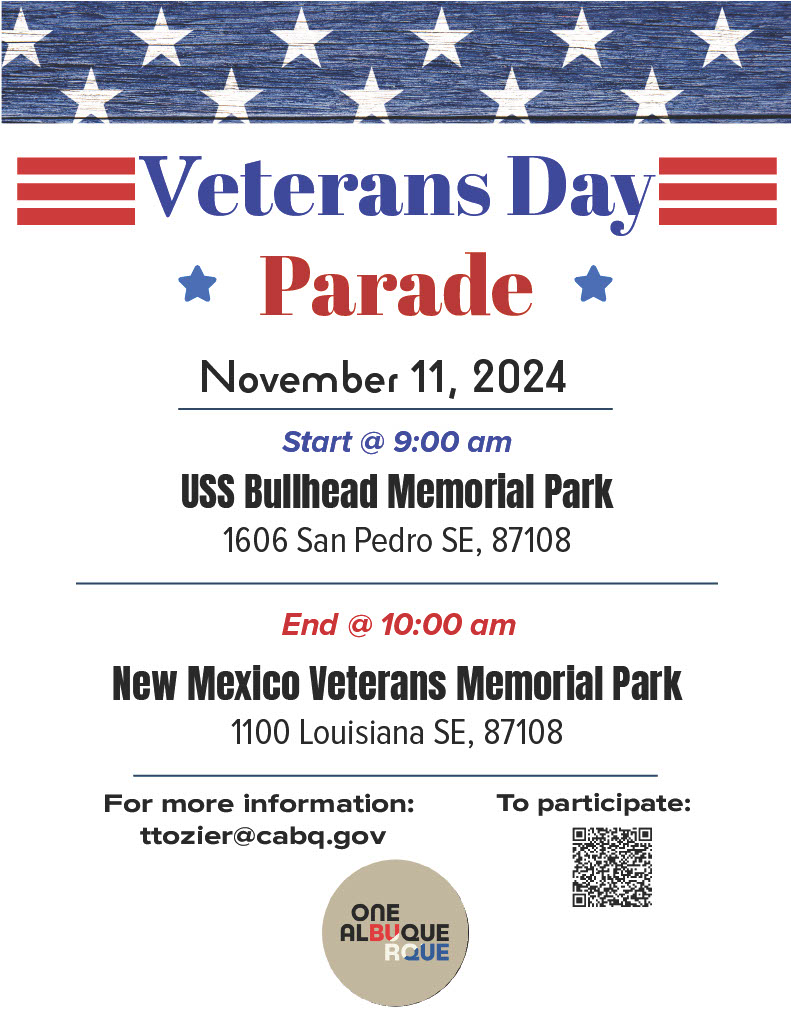 Veterans Day Parade 2023 Flyer