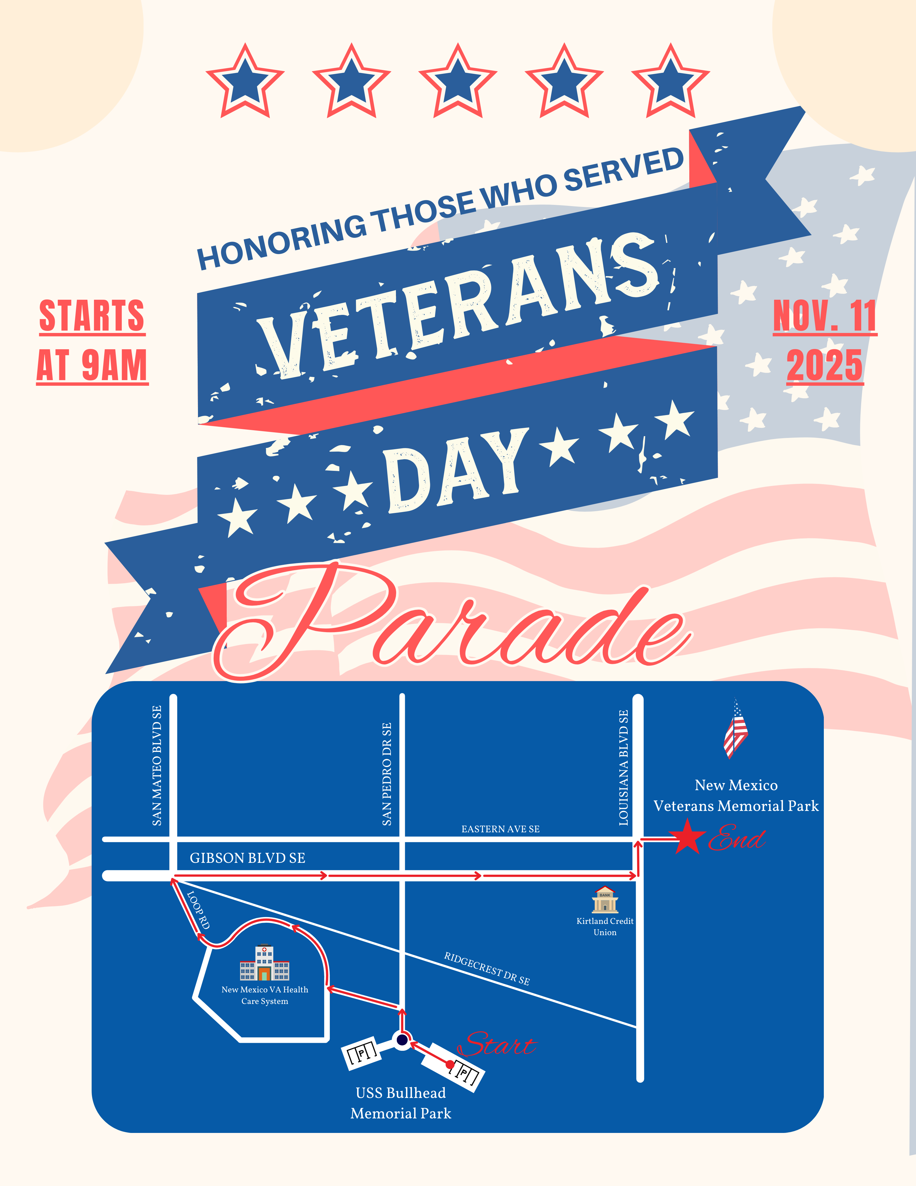 Veterans Day Parade Flyer