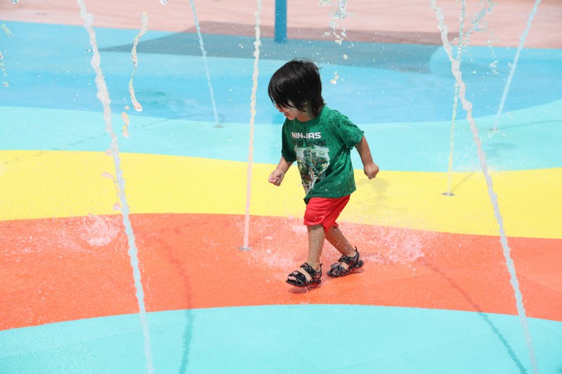 City Opens Spray Pad at Alamosa Park