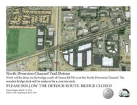 North Diversion Channel Bridge Detour