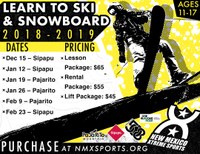 Parks & Recreation, NMX Sports Offering Youth Ski and Snowboard Lessons Parks & Recreation, NMX Sports Offering Youth Ski and Snowboard Lessons