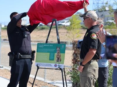 Parks & Recreation Unleashes New Signs Honoring City’s Hero Dogs Parks & Recreation Unleashes New Signs Honoring City’s Hero Dogs